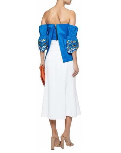Shop Peter Pilotto Blouse In Bright Blue