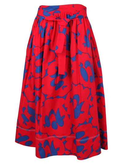 Shop Marni Skirt In Red