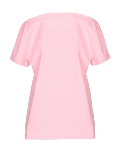 Shop Frankie Morello T-shirts In Pink
