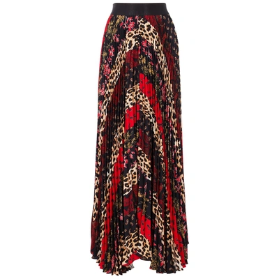 Shop Alice And Olivia Katz Sunburst Printed Maxi Skirt