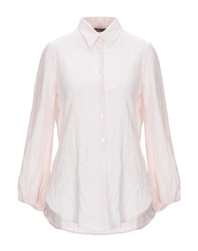 Shop True Tradition Solid Color Shirts & Blouses In Light Pink