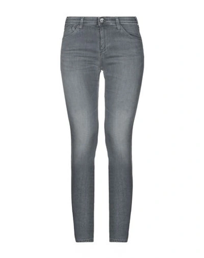 Shop Armani Jeans Jeans In Lead