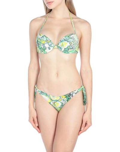 Shop Just Cavalli Beachwear Bikini In Acid Green