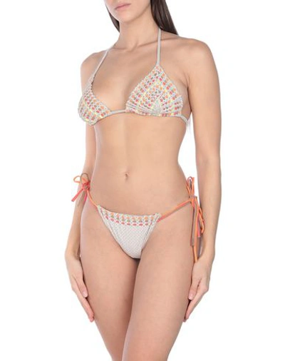 Shop Pin Up Stars Bikini In Light Grey