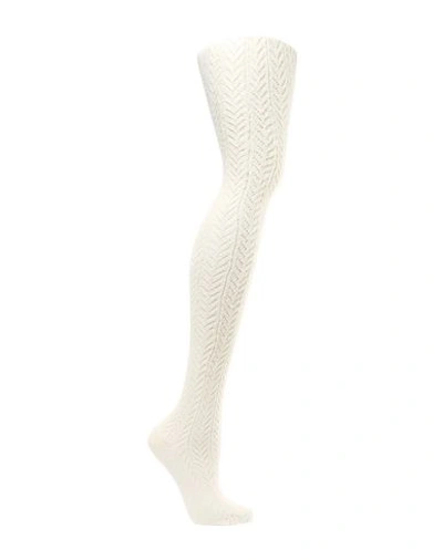 Shop Red Valentino Socks & Tights In Ivory