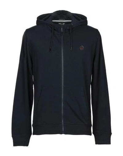 Shop Weekend Offender Sweatshirts In Dark Blue