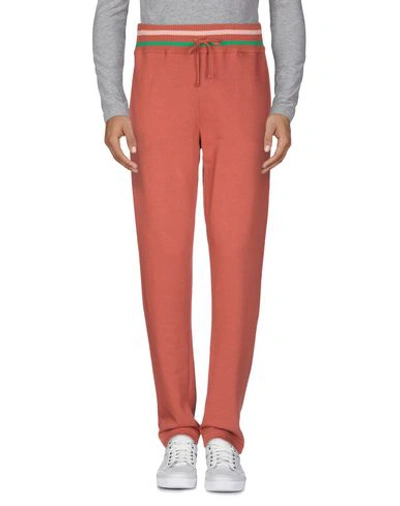 Shop Common Wild Casual Pants In Rust