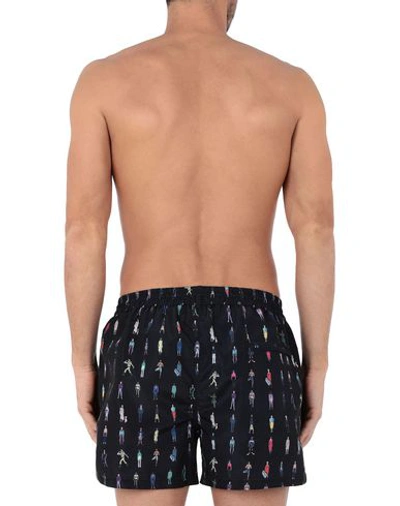 Shop Paul Smith Swim Trunks In Dark Blue