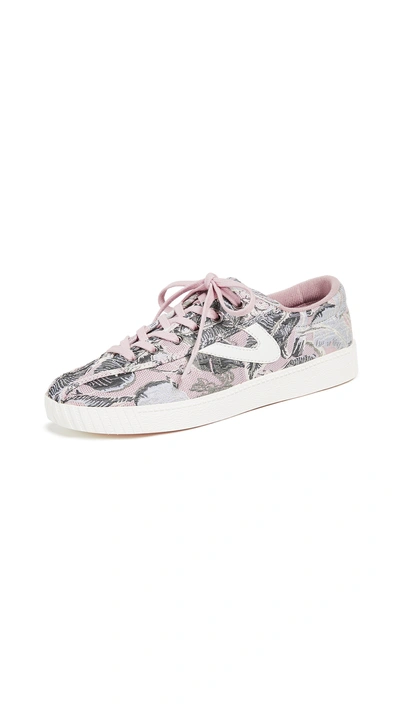 Shop Tretorn Nylite19 Plus Sneakers In Pink/green/white