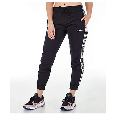 Shop Adidas Originals Adidas Women's Essentials Cuffed Jogger Pants In Black/white