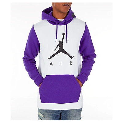 Nike Jordan Men's Jordan Sportswear Air Jumpman Gfx Hoodie In Blue Size  Medium Fleece | ModeSens