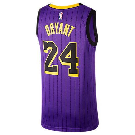 Nike Men's Los Angeles Lakers Nba Kobe Bryant City Edition ...