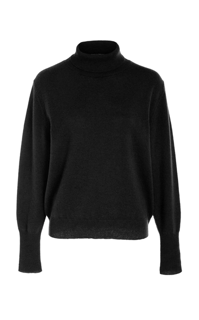Shop Nili Lotan Ralphie Cashmere Turtleneck Sweater In Black