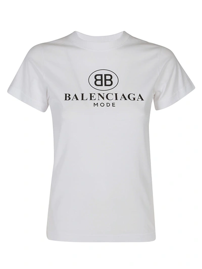 Shop Balenciaga T-shirt In White