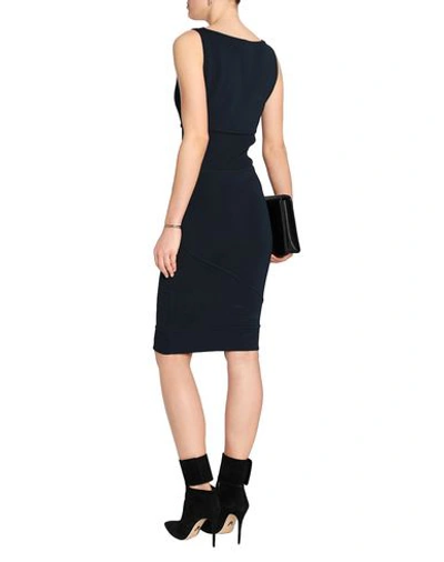 Shop Antonio Berardi Knee-length Dresses In Dark Blue