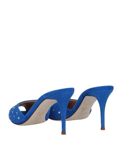 Shop Giuseppe Zanotti Sandals In Bright Blue