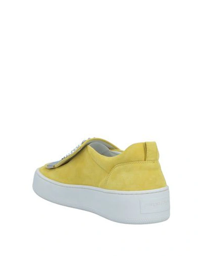Shop Sergio Rossi Sneakers In Yellow
