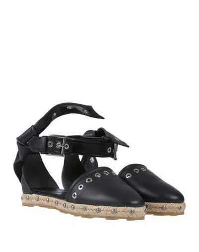 Alexander Mcqueen Espadrilles In Black