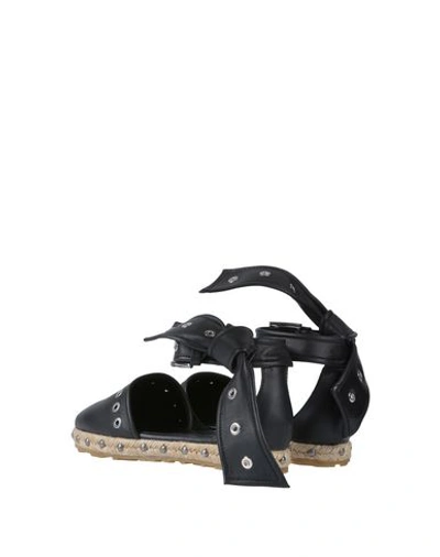 Alexander Mcqueen Espadrilles In Black
