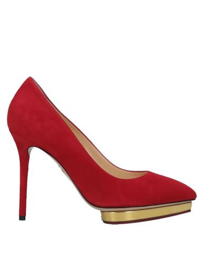 Shop Charlotte Olympia Pump In Red