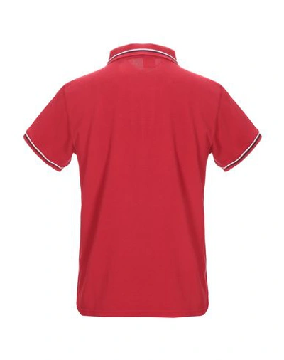 Shop Fila Polo Shirts In Red