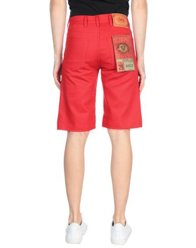 Shop Gucci Shorts & Bermuda In Red