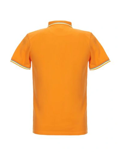 Shop Sundek Polo Shirt In Orange