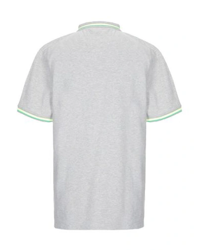 Shop Sundek Polo Shirts In Light Grey