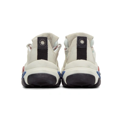 Shop Diesel White S-kipper Low Sneakers