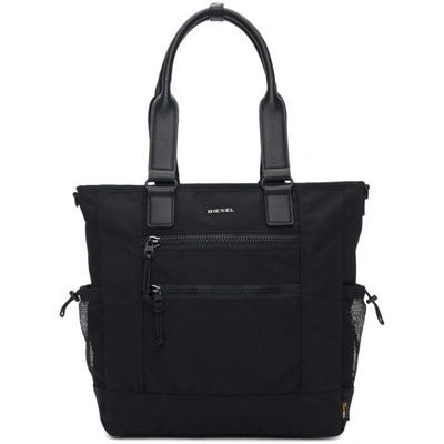 Shop Diesel Black F-urbhanity Tote In T8013 Black