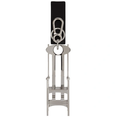 Shop Loewe Silver Chair Charm Keychain