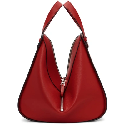 Shop Loewe Red Small Hammock Bag