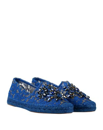 Shop Dolce & Gabbana Espadrilles In Blue
