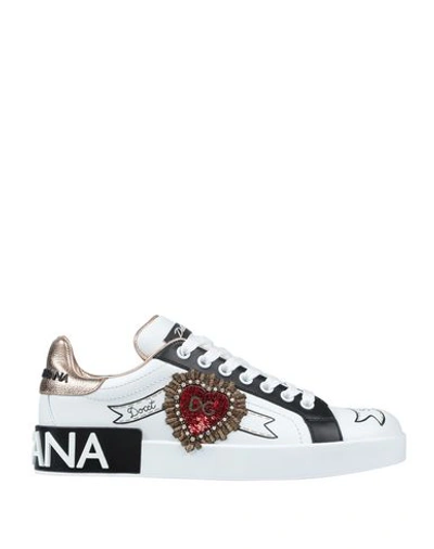 Shop Dolce & Gabbana Sneakers In White