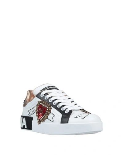 Shop Dolce & Gabbana Sneakers In White