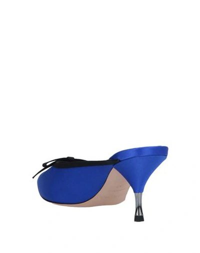 Shop Rochas Mules And Clogs In Bright Blue