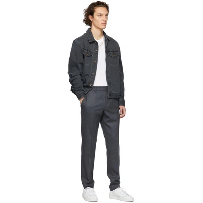 Shop Rag & Bone Rag And Bone Black Denim Definitive Jacket In Minna