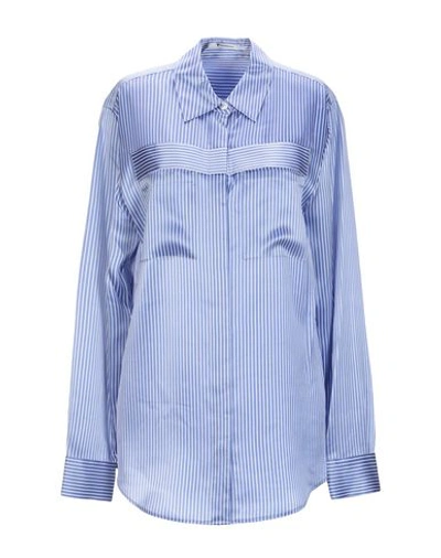 Shop Alexander Wang Patterned Shirts & Blouses In Blue