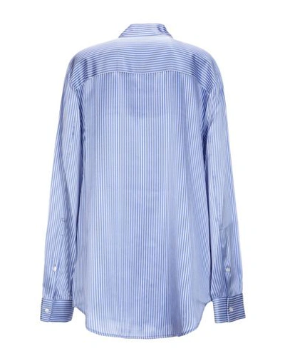 Shop Alexander Wang Patterned Shirts & Blouses In Blue