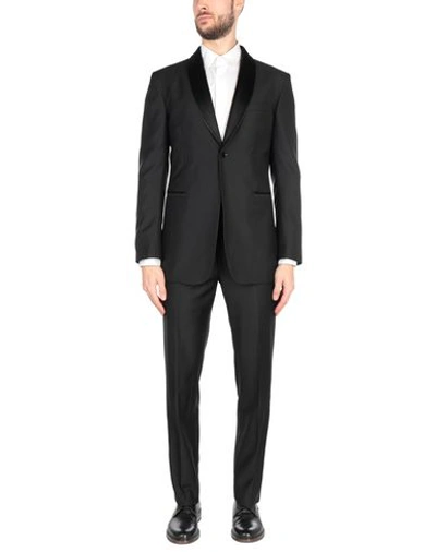 Shop Versace Suits In Black