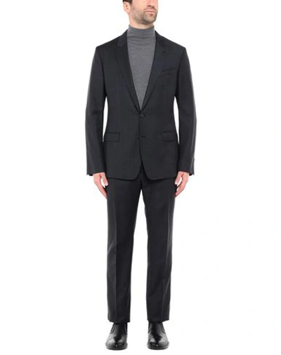 Shop Dolce & Gabbana Suits In Steel Grey