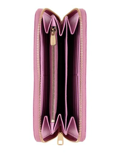 Shop Dolce & Gabbana Wallets In Light Pink