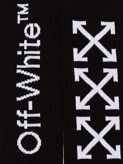 Shop Off-white Black Knitted Arrow Socks