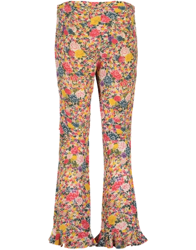 Shop Etro Floral Bahidora Trouser In Multi