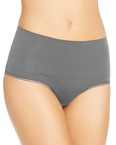 Shop Yummie Ultralight Seamless Thong In Gargoyle