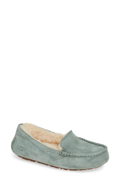 Shop Ugg Ansley Water Resistant Slipper In Sea Green