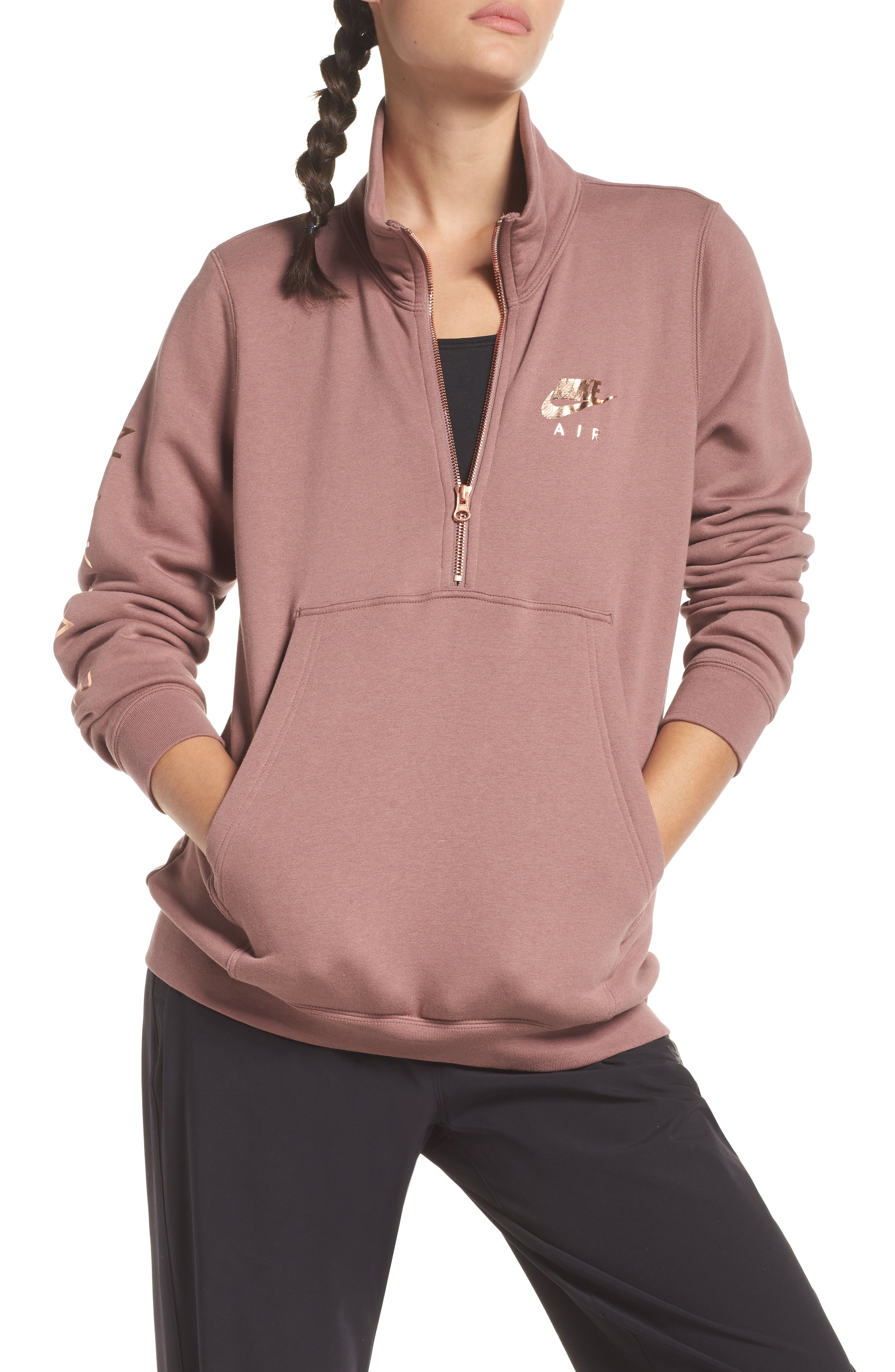 nike air mauve sweatshirt