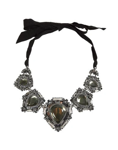 Shop Lanvin Necklace In Silver