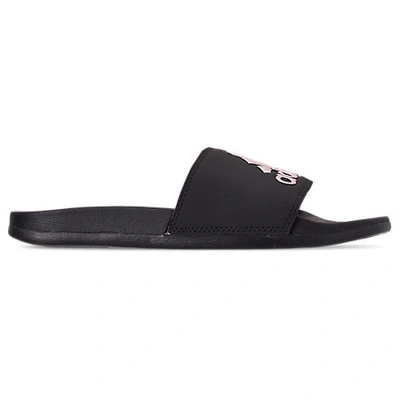 Shop Adidas Originals Adidas Women's Adilette Slide Sandals In Black