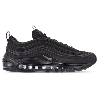 Shop Nike Women's Air Max 97 Casual Shoes In Black/dark Grey